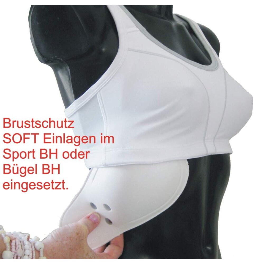 Schalen Quickly Inserted für Fix Brustschutz Soft Damen XS