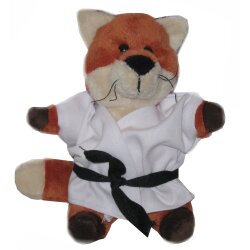 Fuchs Gingo Teddy Pl&uuml;schtier Karate Taekwondo...