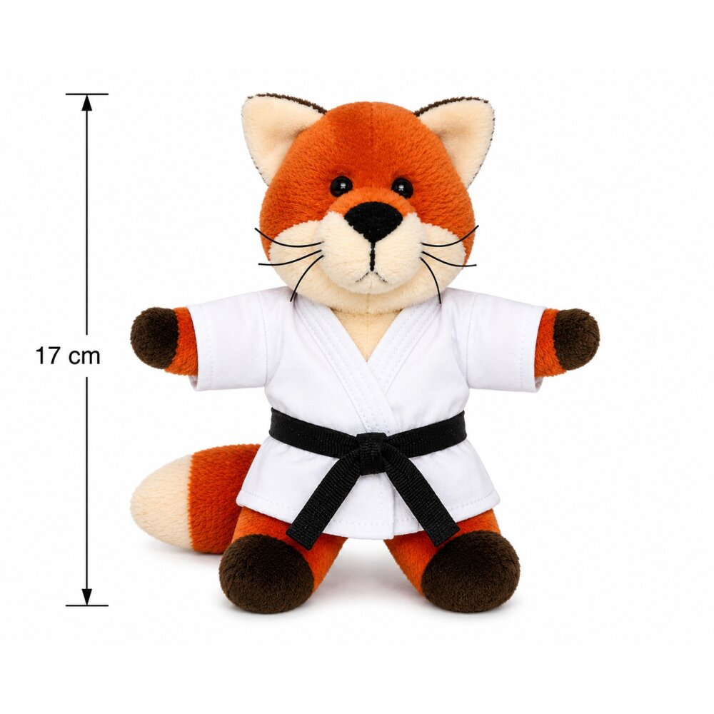 Fuchs Gingo Teddy Plüschtier Karate Taekwondo Kickboxen MMA Judo