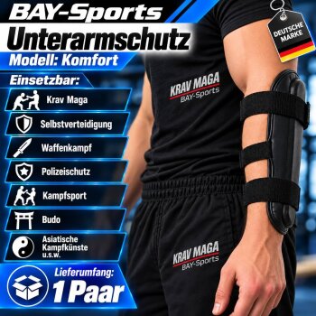 Unterarmschutz Komfort schwarz