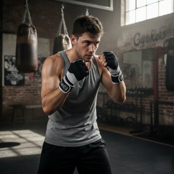 Winsome Sandsackhandschuhe Mesh Neopren schwarz weiß XL