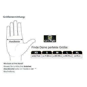 Winsome Sandsackhandschuhe Mesh Neopren schwarz weiß XL