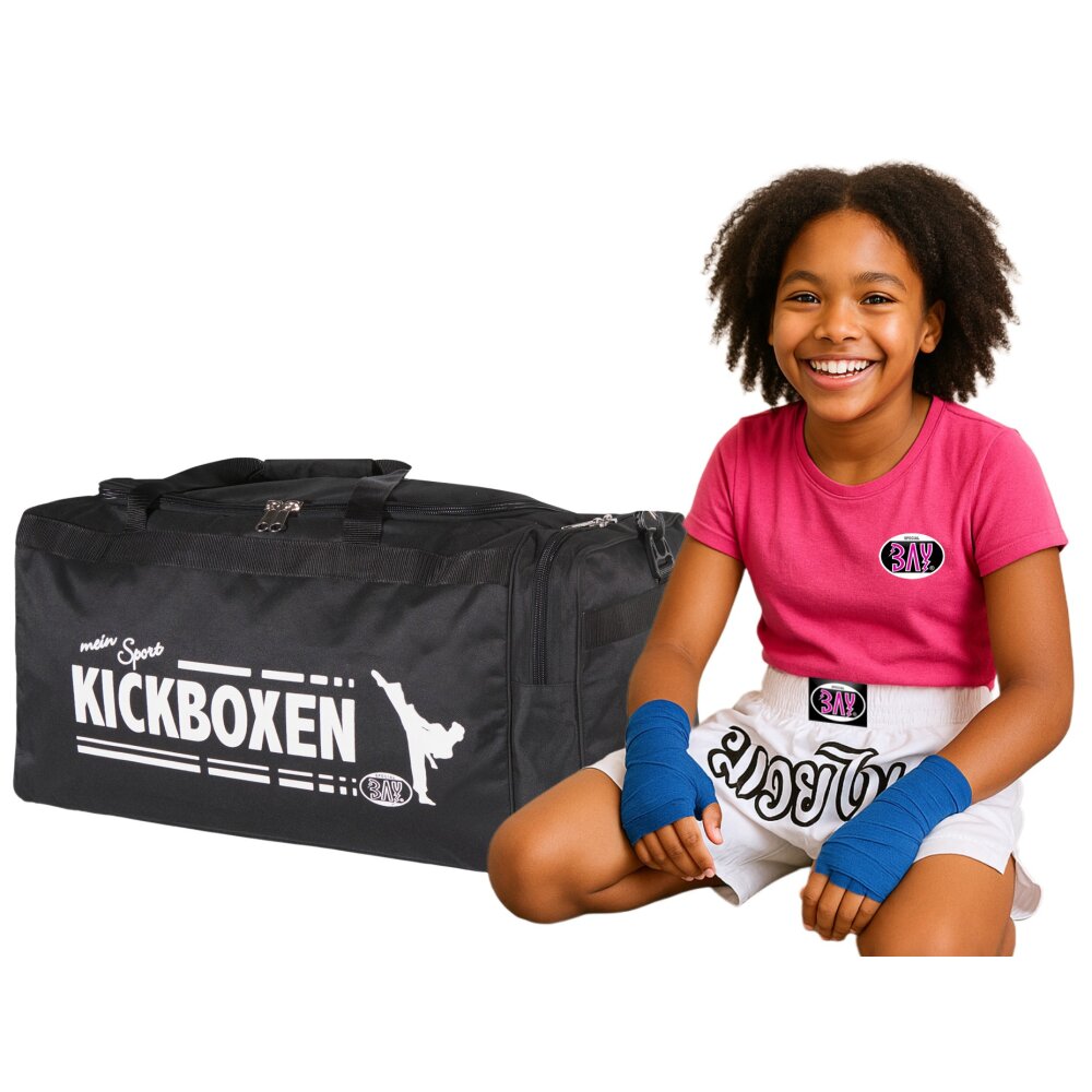 20 Jahre Jubel Rabatt - Sporttasche Kickboxen mein Sport schwarz 70 cm