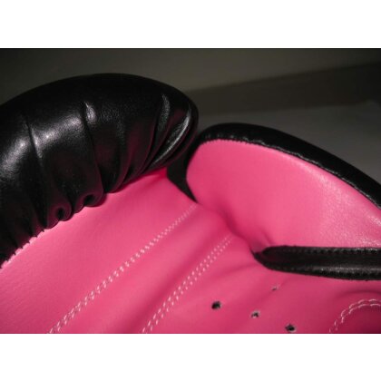 Future Boxhandschuhe schwarz/pink  6 - 12 Unzen