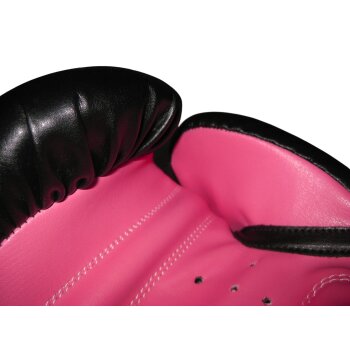 Future Boxhandschuhe schwarz/pink  6 - 12 Unzen