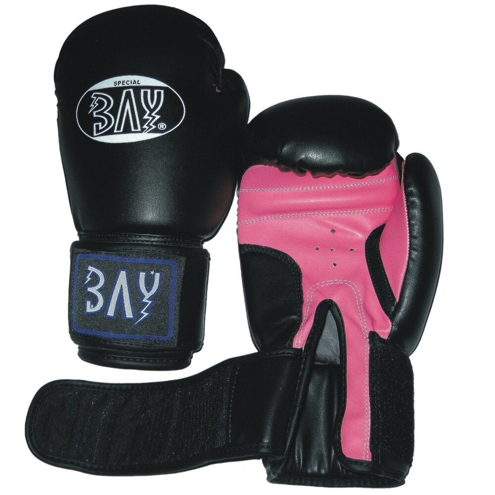 Future Boxhandschuhe schwarz/pink  6 - 12 Unzen