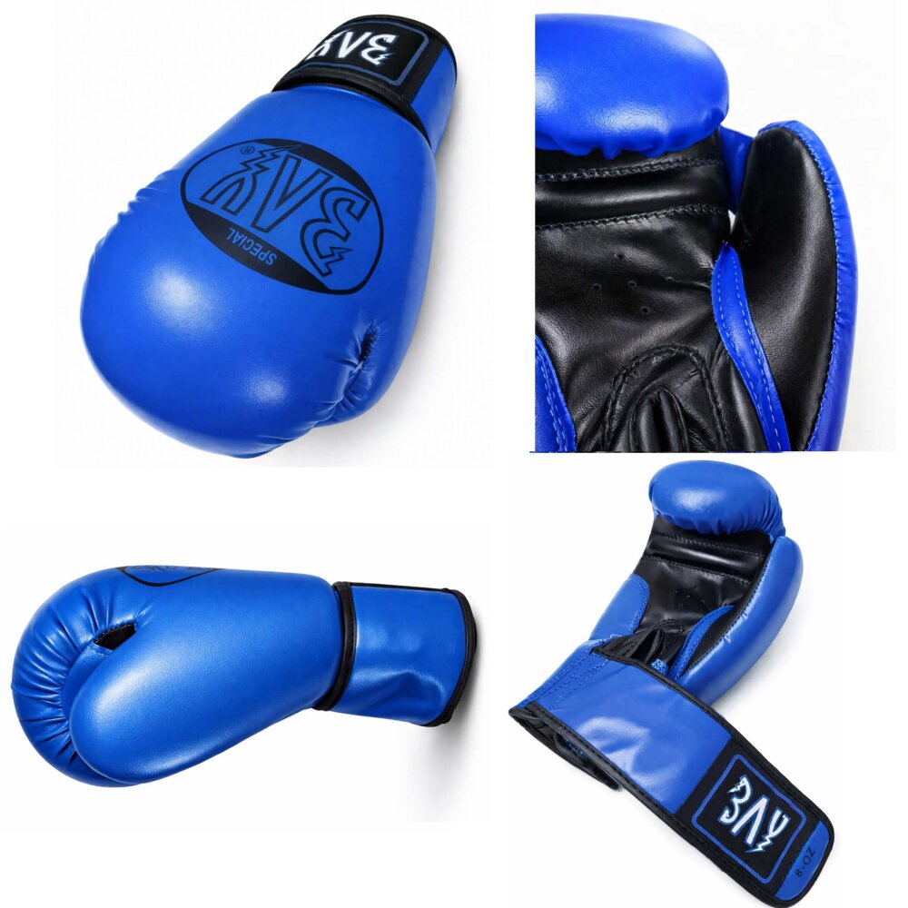 Future Boxhandschuhe blau 8, 10 Unzen