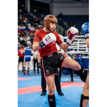 Future Boxhandschuhe weiß / rot, 8, 10 Unzen
