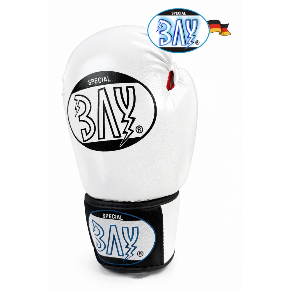 Future Boxhandschuhe weiß / rot, 8, 10 Unzen