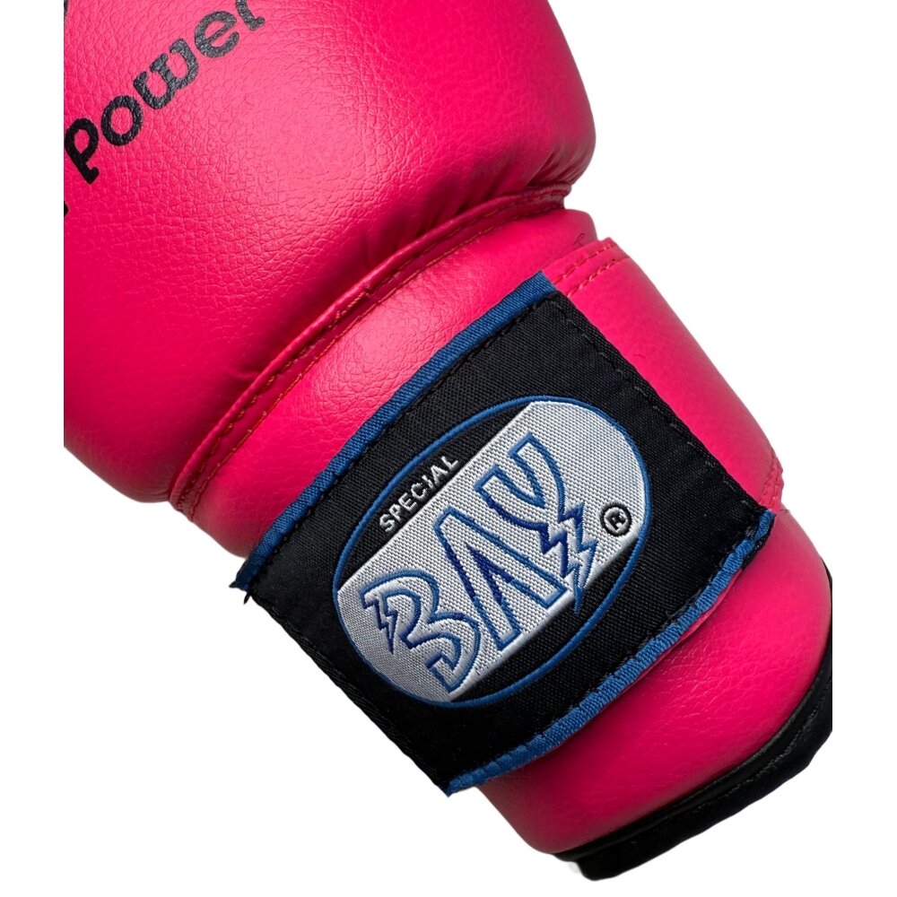 Girl Power Kinder Boxhandschuhe Totenkopf pink/schwarz 8 Unzen