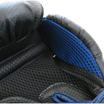 Fresh Mesh Boxhandschuhe schwarz/blau 12 Unzen