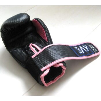 Fresh Mesh Boxhandschuhe schwarz/pink 12 Unzen