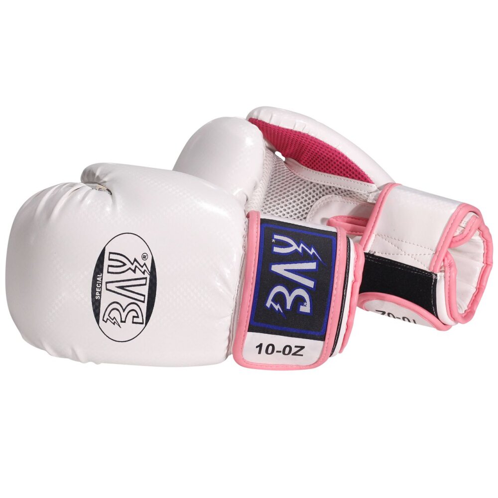 Fresh Mesh Boxhandschuhe weiß/pink 8 Unzen