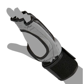 Full Guard MMA Handschuhe Krav Maga schwarz grau XXS