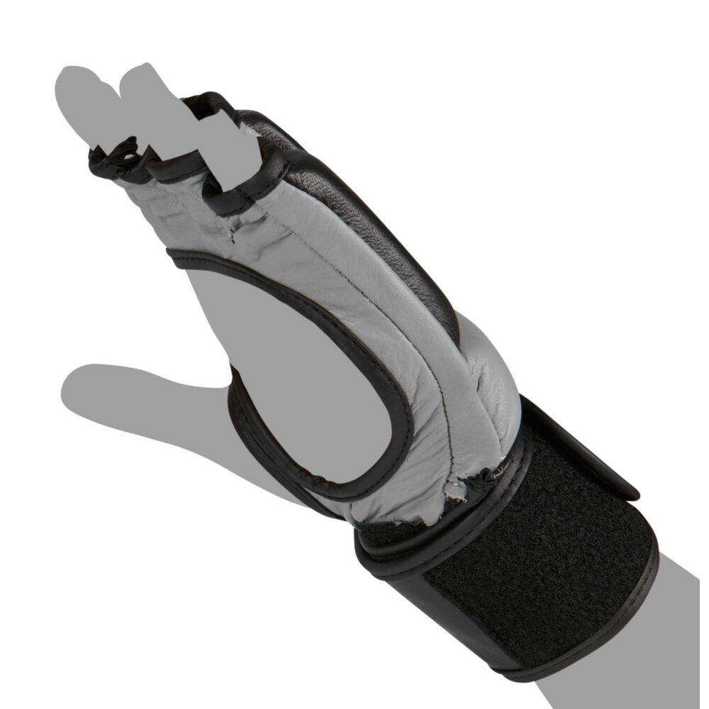 Full Guard MMA Handschuhe Krav Maga schwarz grau XXS