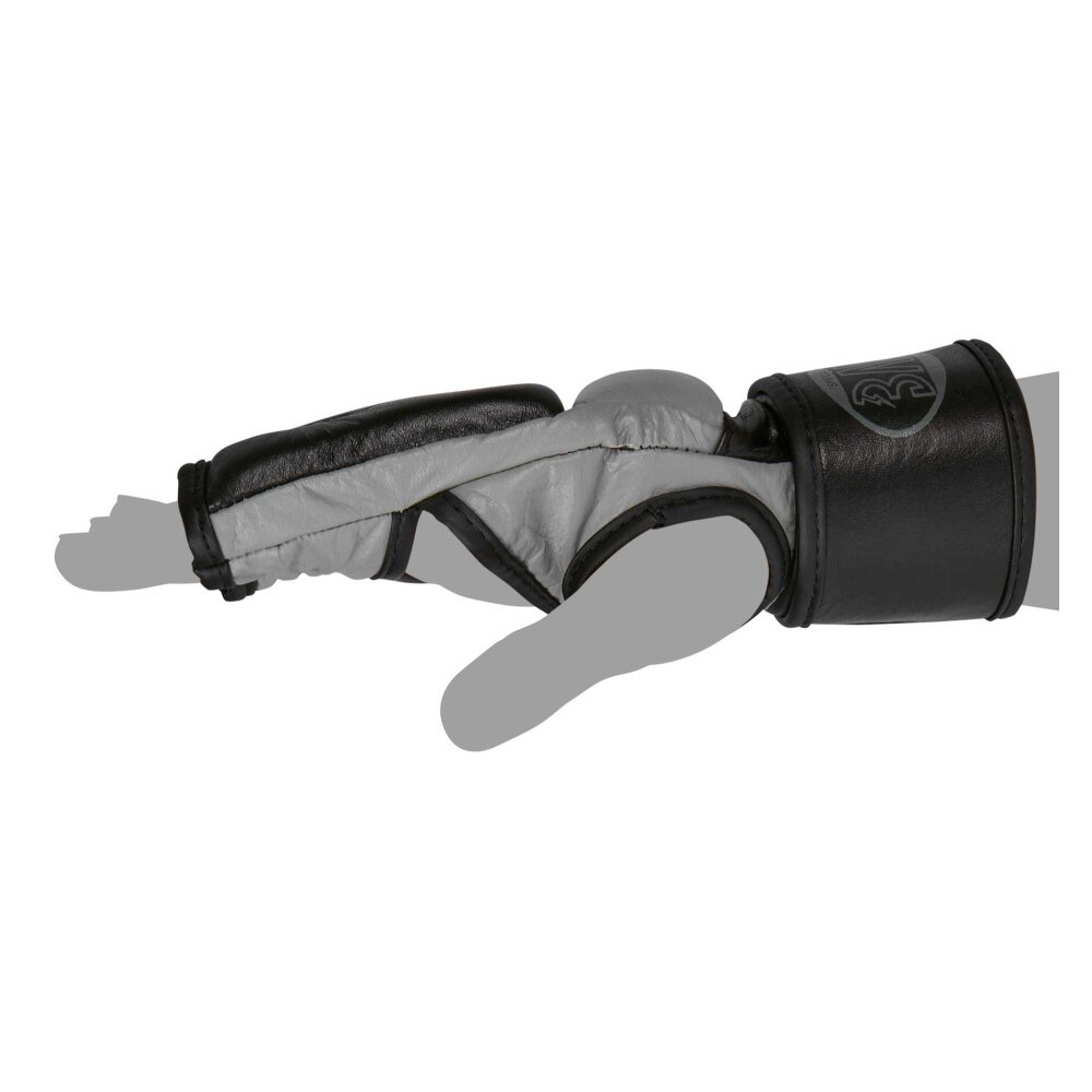 Full Guard MMA Handschuhe Krav Maga schwarz grau XS