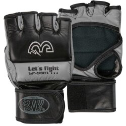 Full Guard MMA Handschuhe Krav Maga schwarz grau L