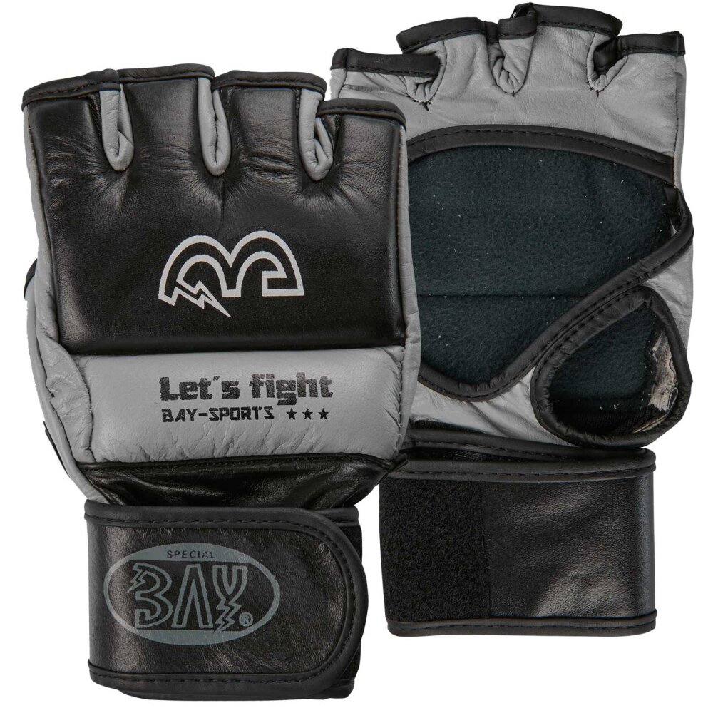 Full Guard MMA Handschuhe Krav Maga schwarz grau L