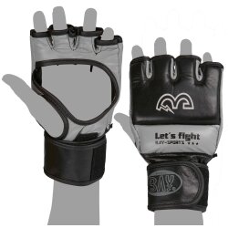 Full Guard MMA Handschuhe Krav Maga schwarz grau XL
