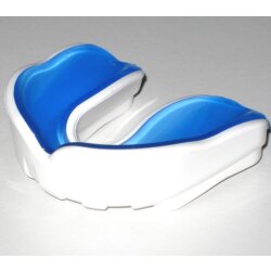 Zahnschutz Pro Line Gel 2 Stufig - weiss/blau Kinder Erwachsene