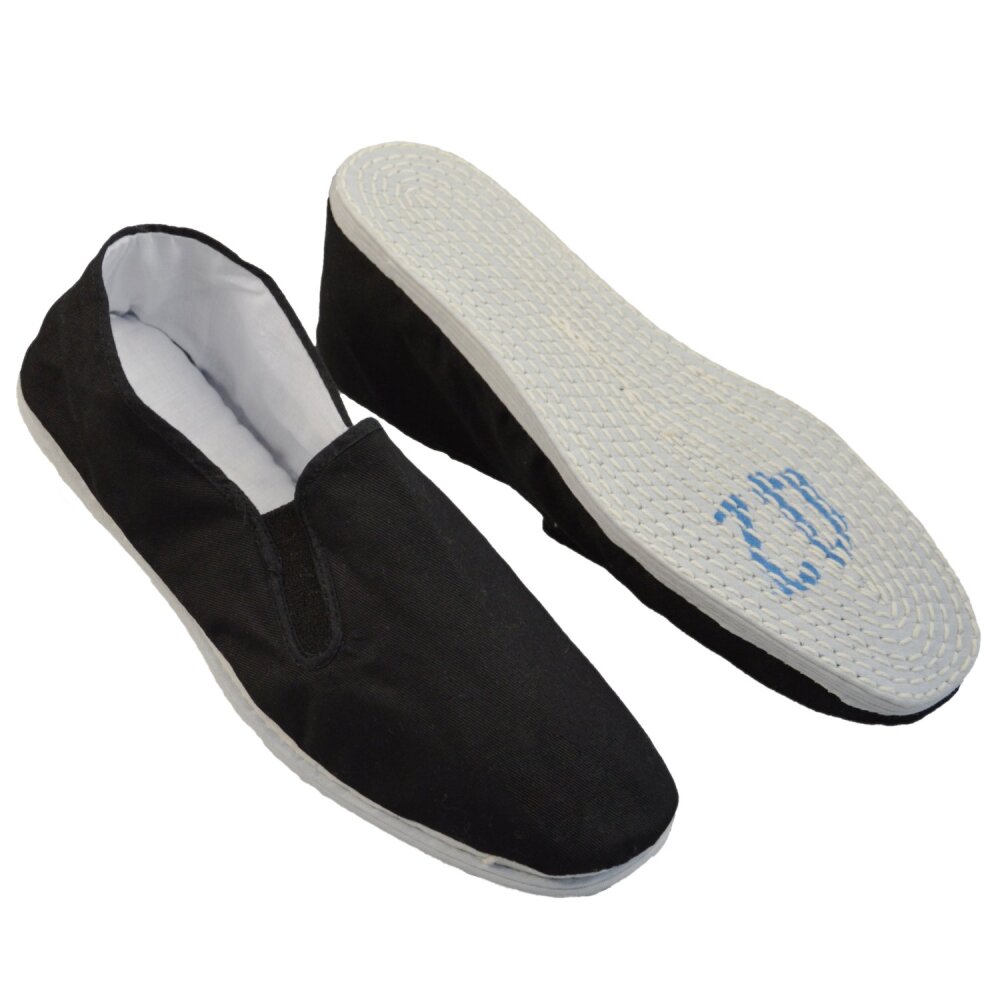 Tai Chi Kung Fu Schuhe traditionell mit Stoffsohle 43
