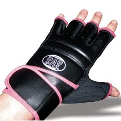 Fit Sandsackhandschuhe schwarz/pink XS - XL