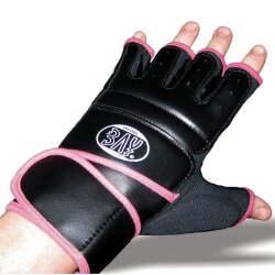 Sandsackhandschuhe Fit schwarz/pink XS