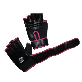Sandsackhandschuhe Fit schwarz/pink XS