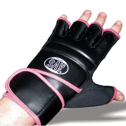 Sandsackhandschuhe Fit schwarz/pink L