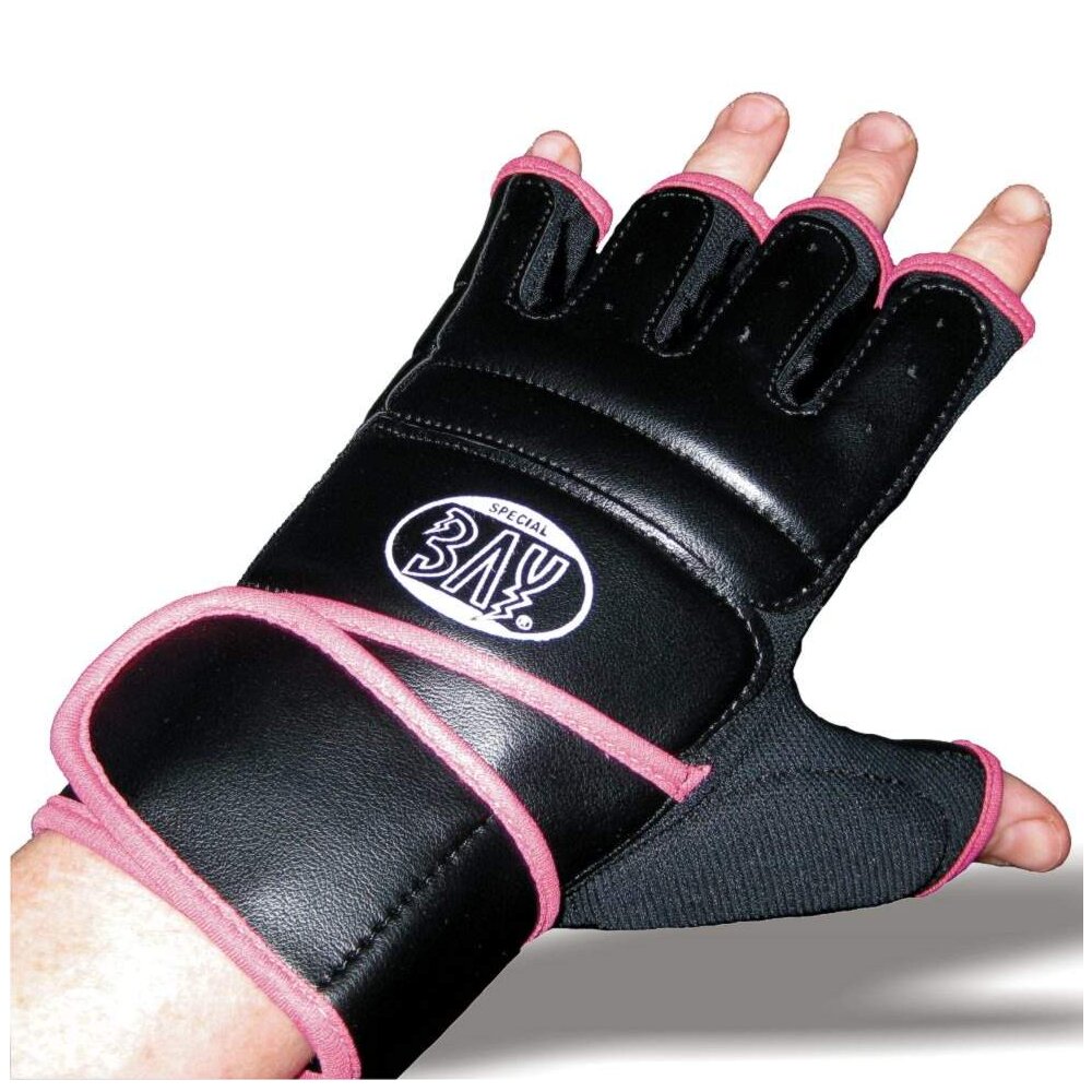 Sandsackhandschuhe Fit schwarz/pink L