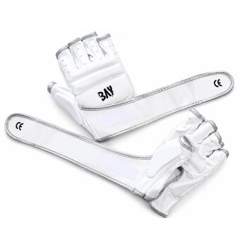 Fit Sandsackhandschuhe weiß/grau XS
