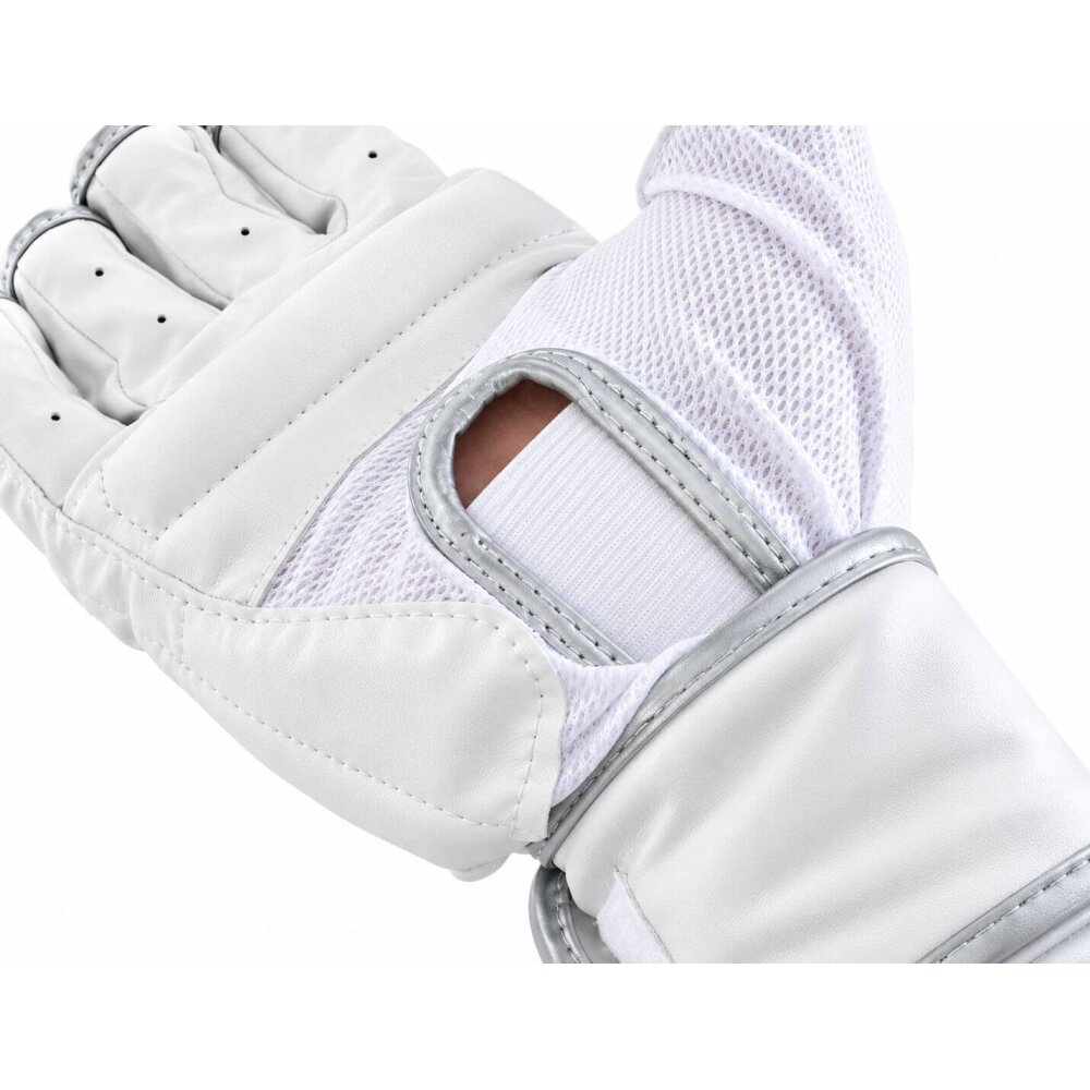 Fit Sandsackhandschuhe weiß/grau S