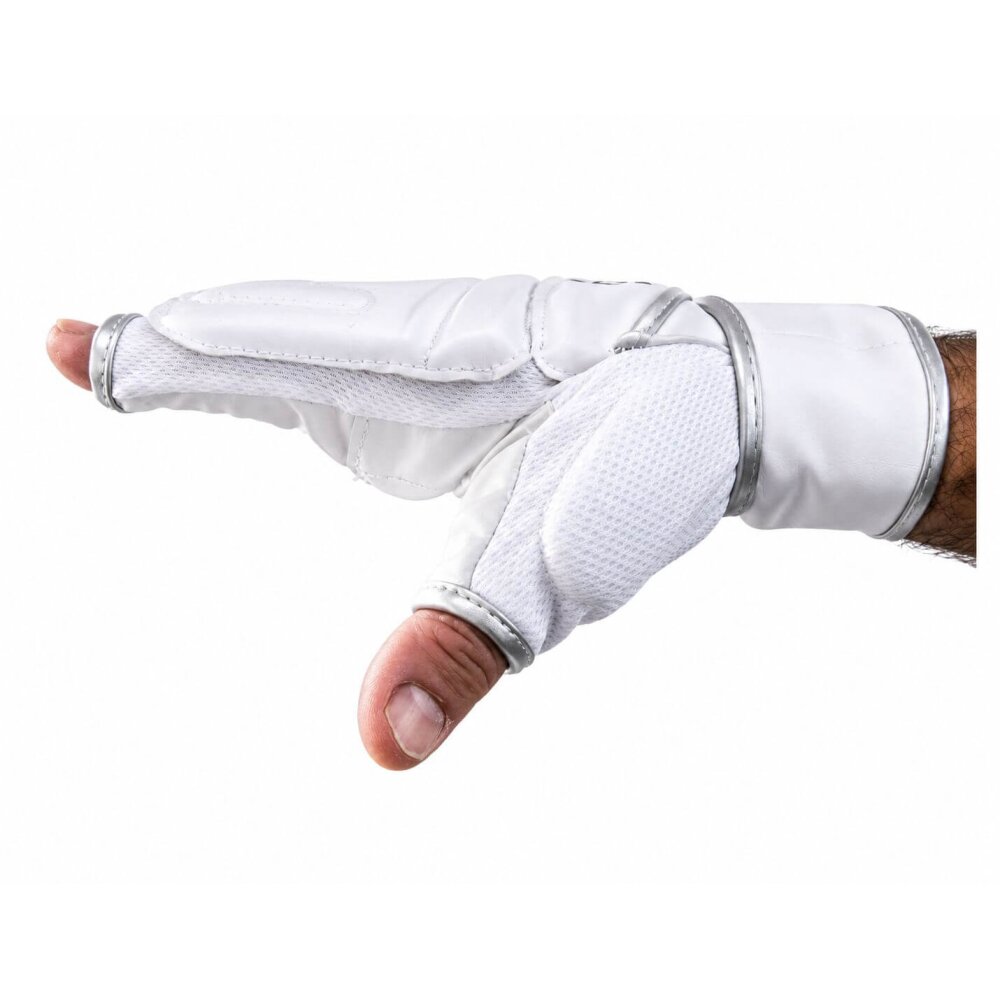 Fit Sandsackhandschuhe weiß/grau S