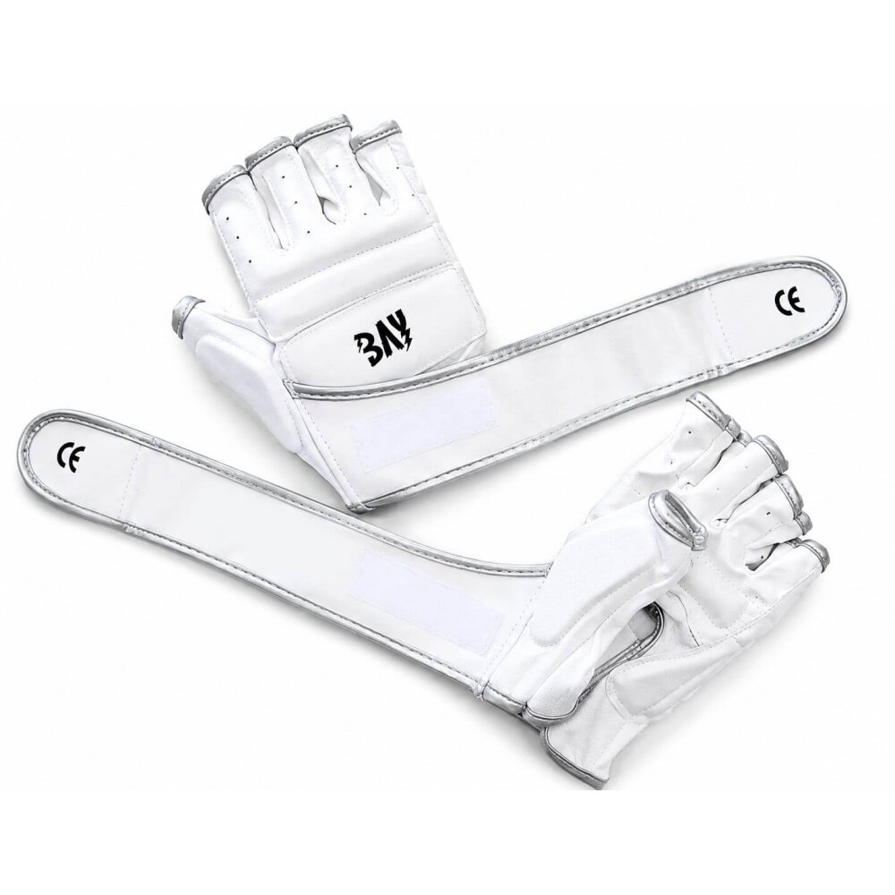 Fit Sandsackhandschuhe weiß/grau S