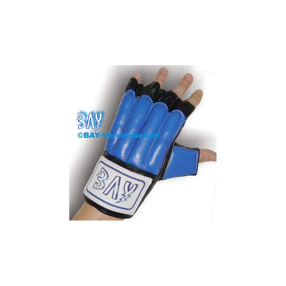 Sandsackhandschuhe Evo Leder weiß/schwarz S