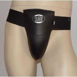 Tiefschutz Twin Herren Leder PU schwarz S
