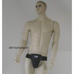 Tiefschutz Twin Herren Leder PU schwarz S