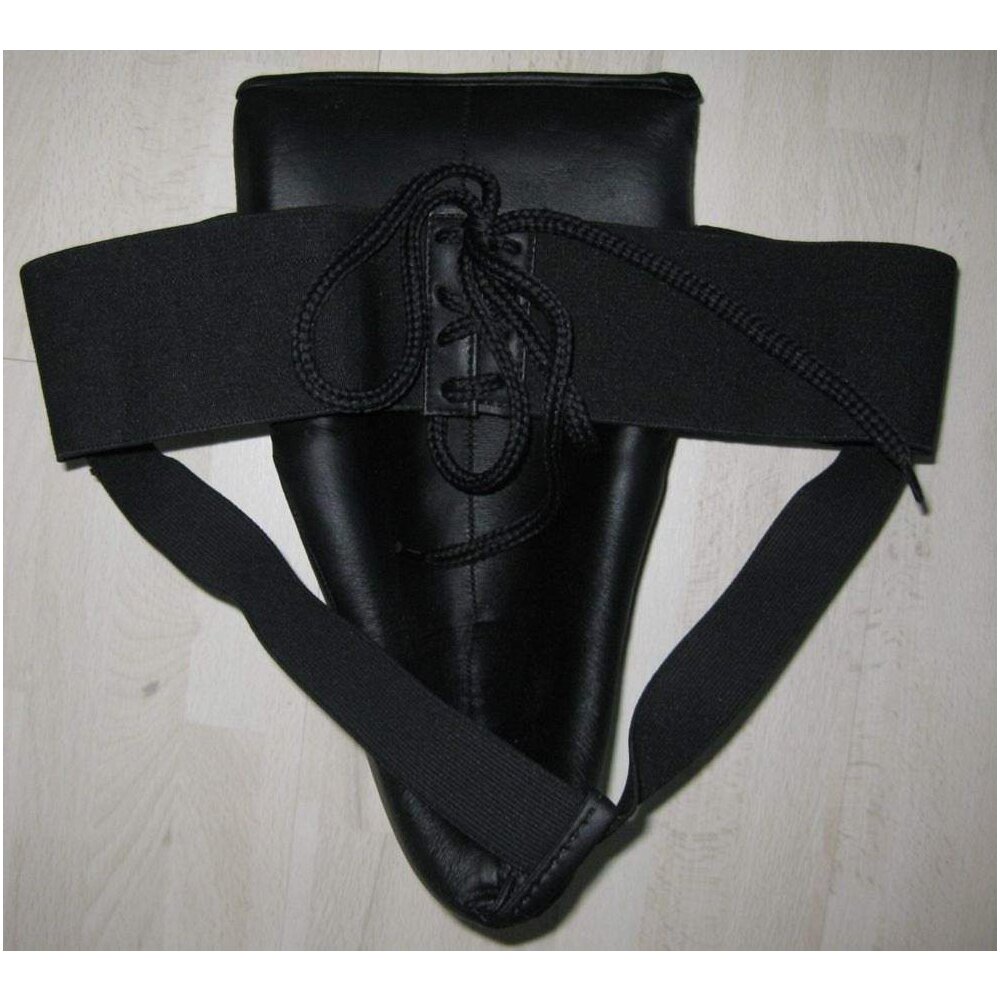 Tiefschutz Twin Herren Leder PU schwarz S