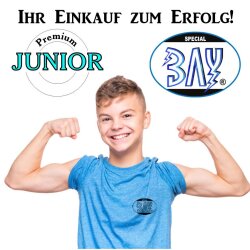 Tiefschutz Twin Herren Kinder Jungen Leder PU wei&szlig; XS