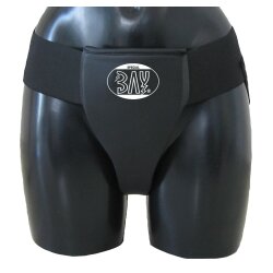 Tiefschutz PU Damen M&auml;dchen schwarz XL