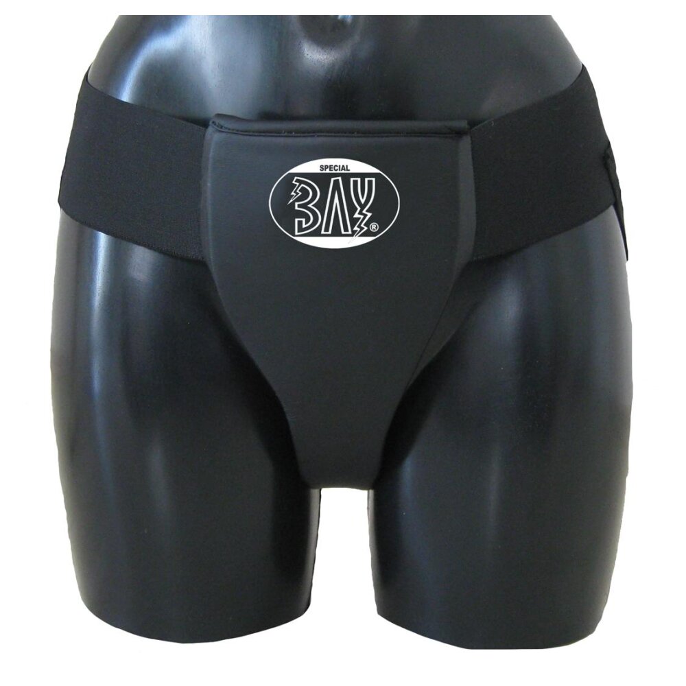 Tiefschutz PU Damen M&auml;dchen schwarz XL