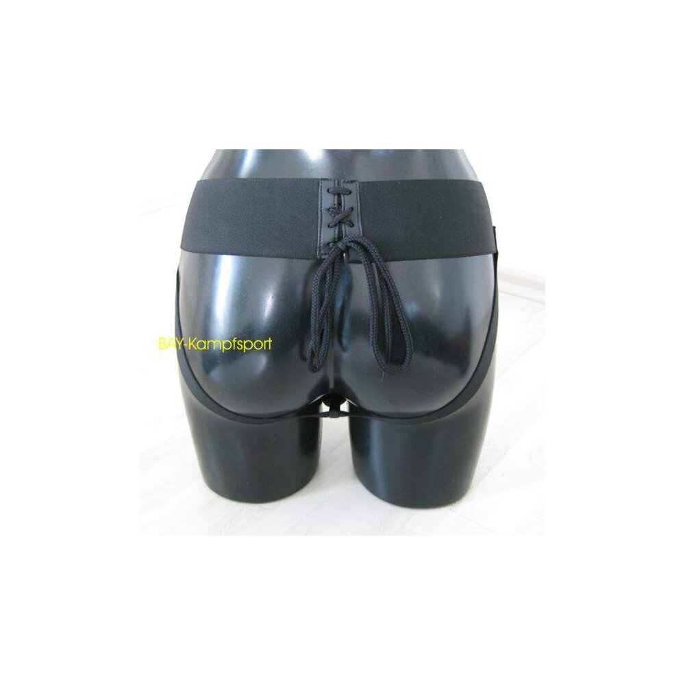 Tiefschutz PU Damen M&auml;dchen schwarz XL