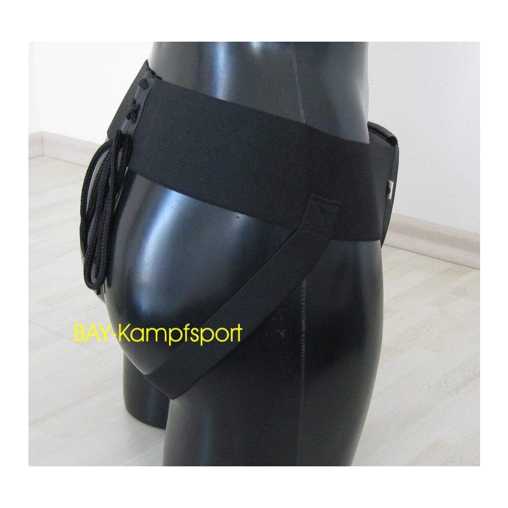 Tiefschutz PU Damen M&auml;dchen schwarz XL