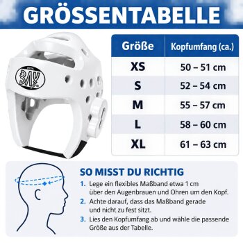 Kopfschutz KLS Lack PU Tauchlackiert weiß L