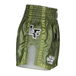 Let&acute;s Fight olive Mesh Thaiboxhose S