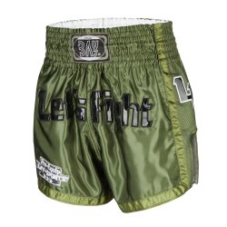 Let&acute;s Fight olive Mesh Thaiboxhose S