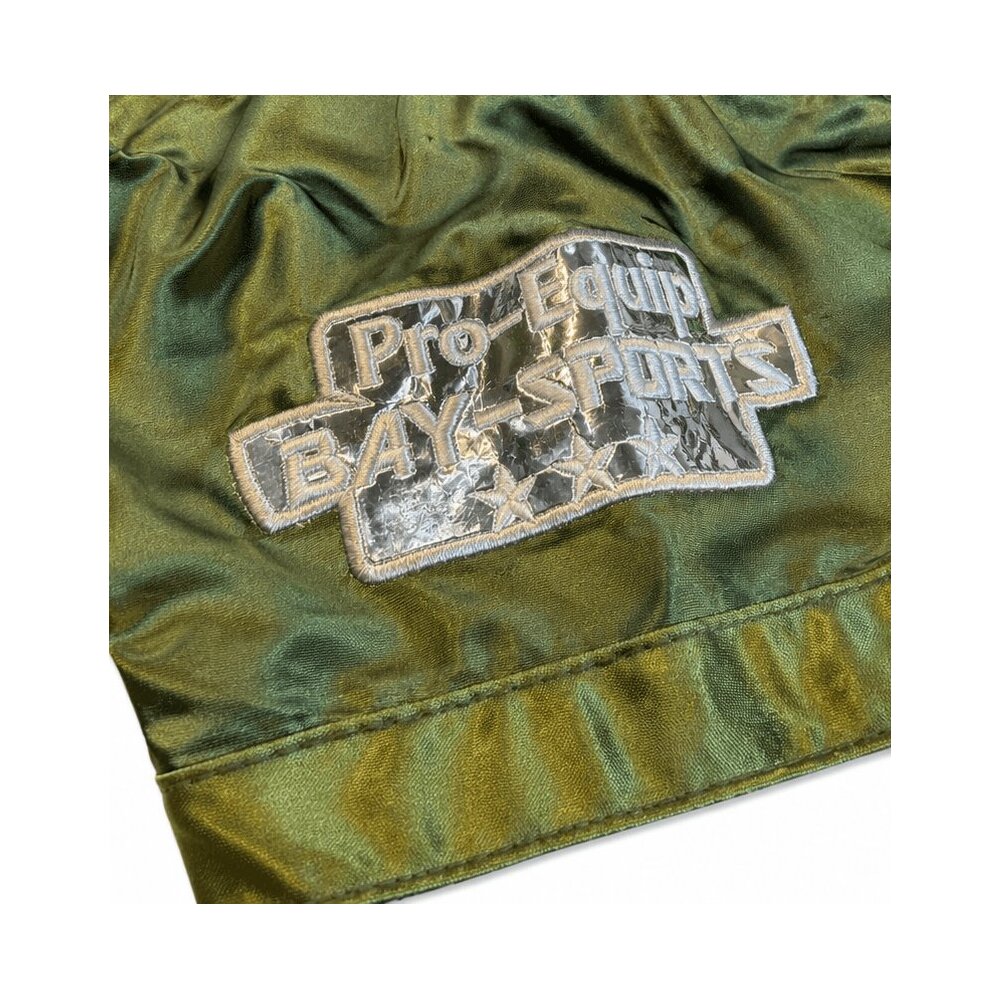 20 Jahre Jubel Angebot - Let´s Fight olive Mesh Thaiboxhose S