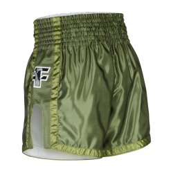 Let&acute;s Fight olive Mesh Thaiboxhose XL