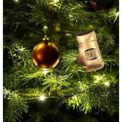 Christbaumschmuck Mini Boxhandschuhe Anh&auml;nger Deko Weihnachten 10 St&uuml;ck BLAU