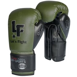 Oliv Noir Edition Boxhandschuhe Let&acute;s Fight 8 - 12...